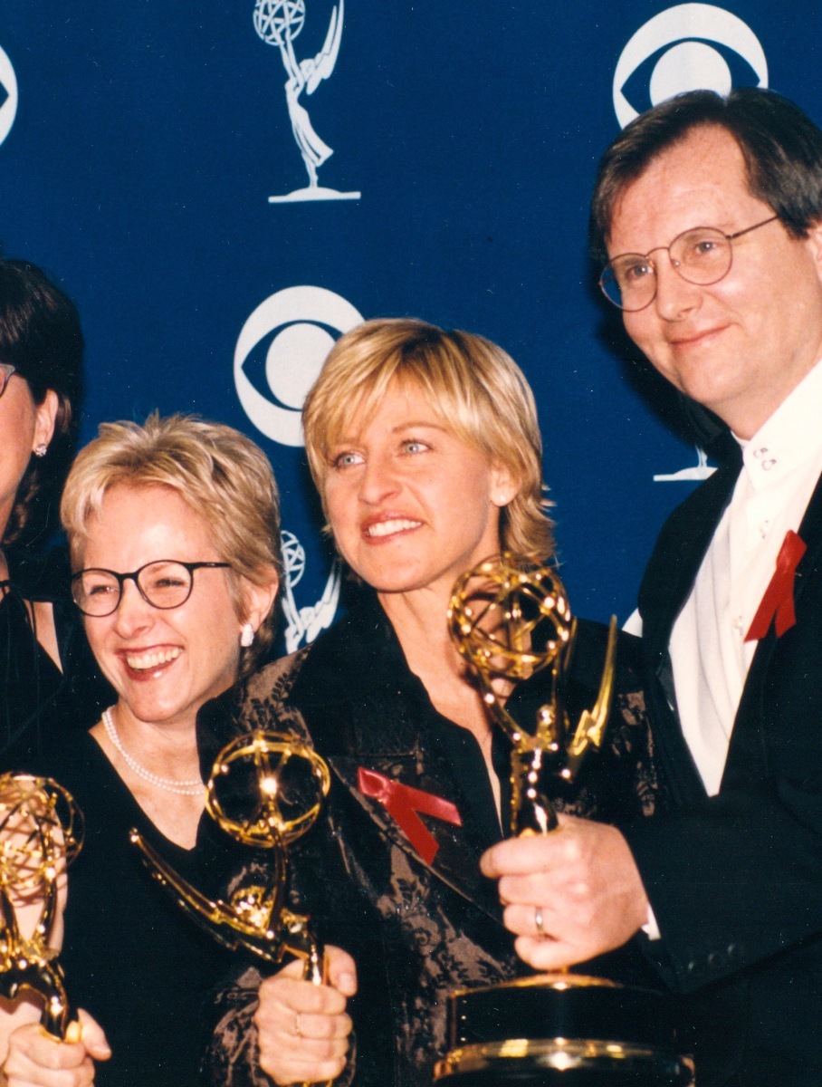 Tracy Newman, Ellen DeGeneres, Jonathan Stark - Emmy Awards